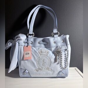 Juicy couture blue star classic juicy lover tote
